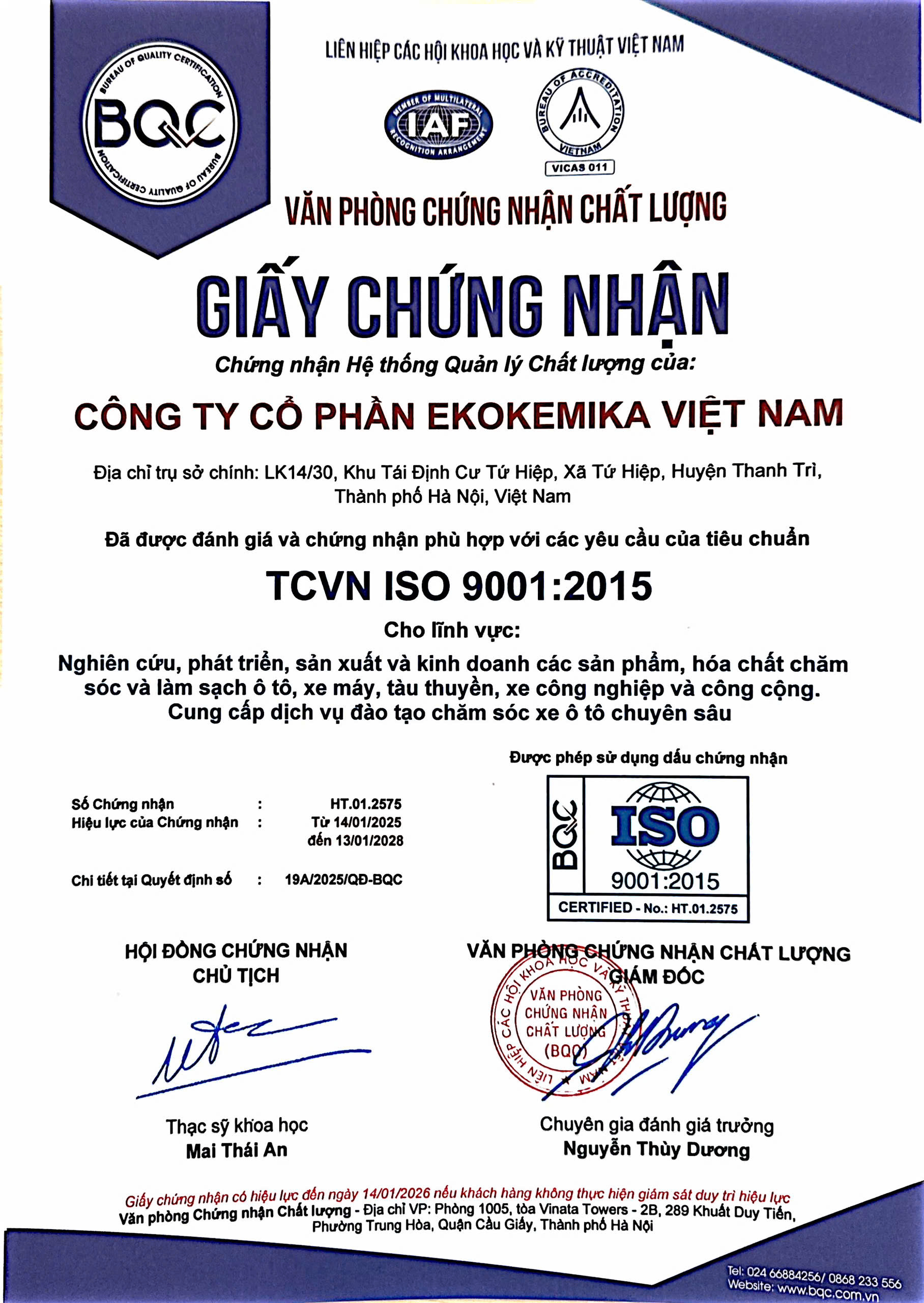 ISO 9001:2015