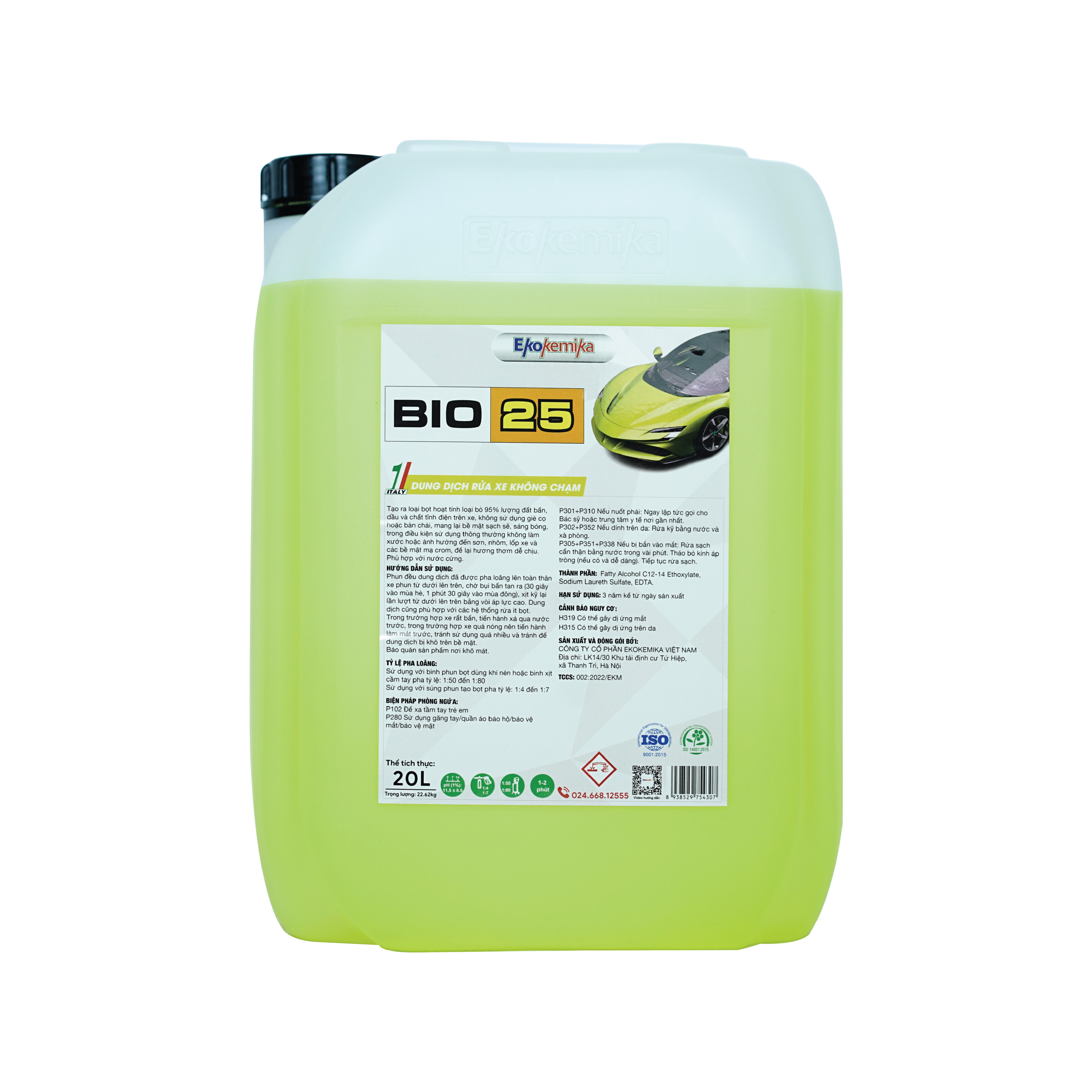 Dung dịch rửa xe không chạm BIO 25