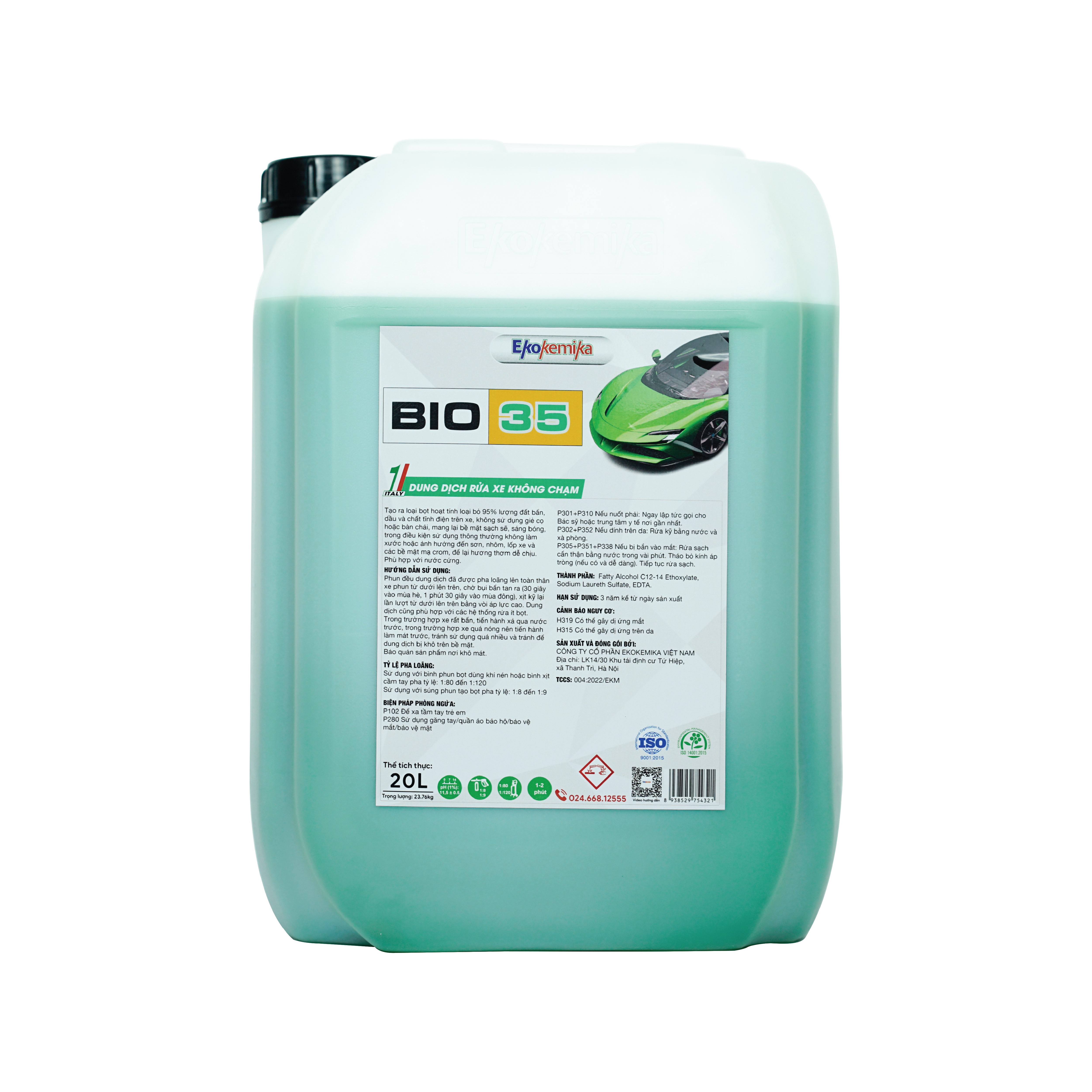 Dung Dịch Rửa Xe Không Chạm Đa Năng BIO 35 | Mạnh Mẽ & Hiệu Quả
