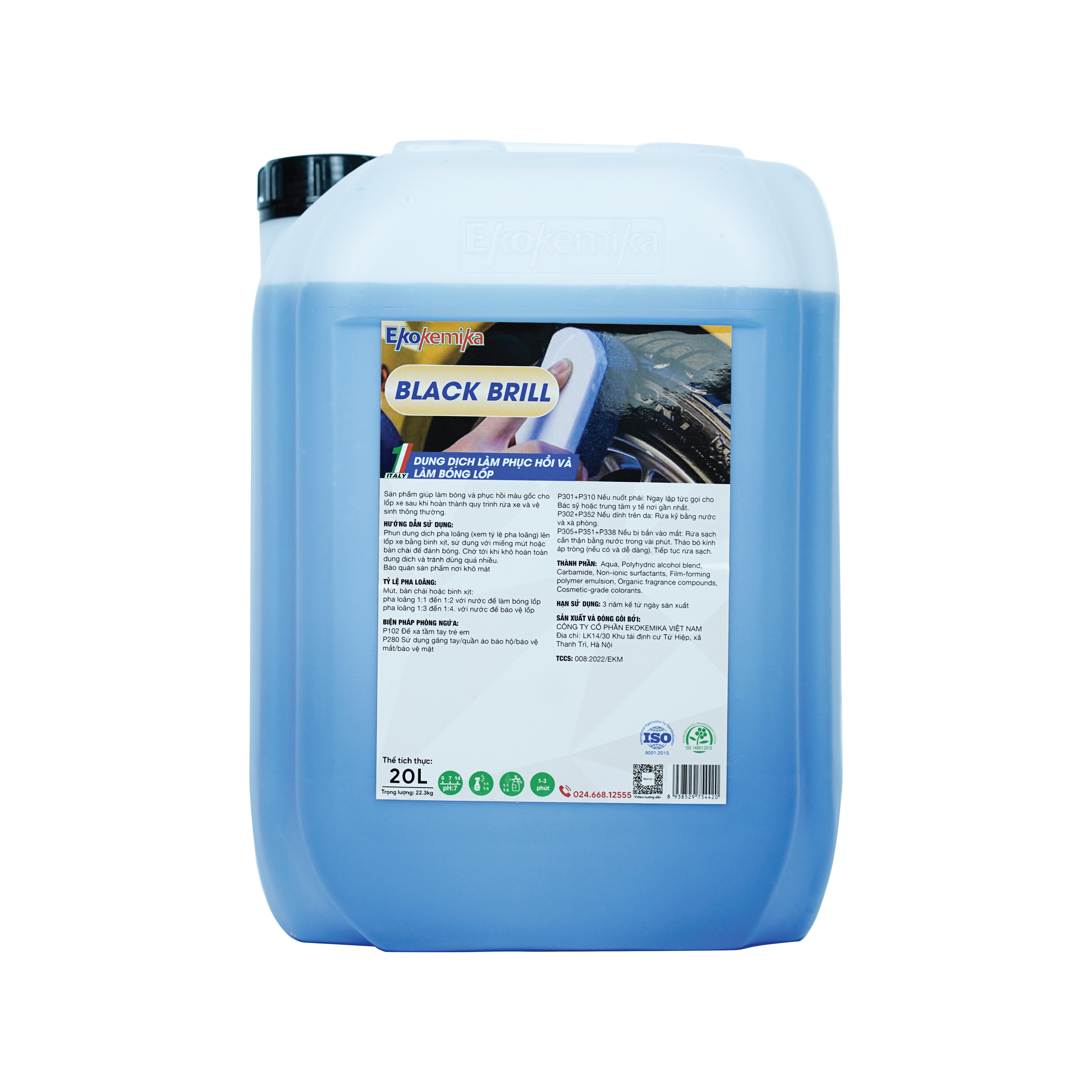 Dung dịch làm bóng lốp xe Black Brill